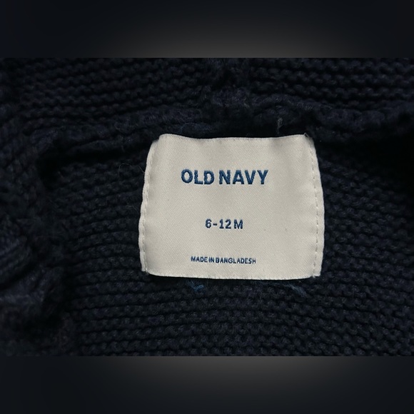 Old Navy Baby 6-12M Hooded Cardigan Sweater - Picture 4 of 7